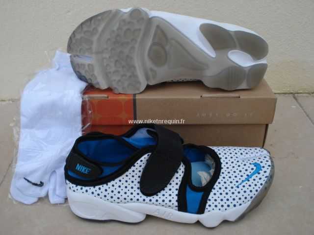 Nouveau 2011 Luxueuses Nike Shox Rift Courir Baskets Blanc Noir Bleu